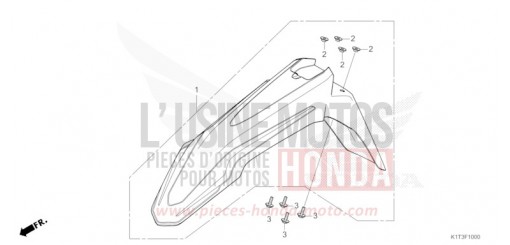 FRONT FENDER CRF300LAM de 2021